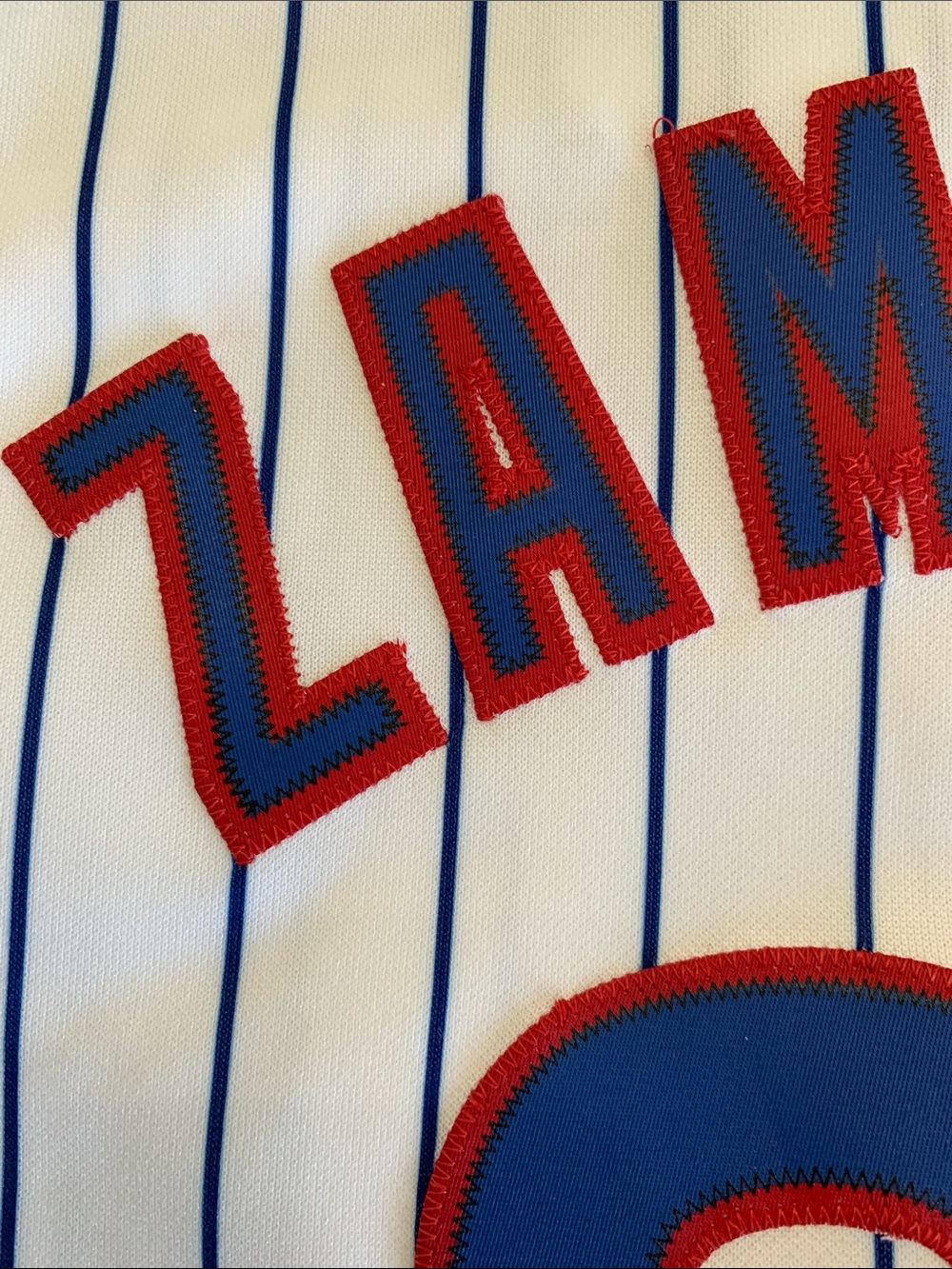 Youth Chicago Cubs Zambrano #38 Baseball Jersey - Picture 7 of 10